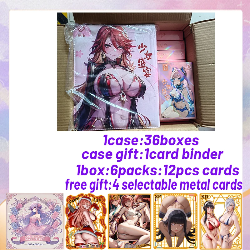 

2024 Newest Maiden's Feast Goddess Story Collection Card Waifu Swimsuit CCG ACG TCG World Trading Hobbies Gift