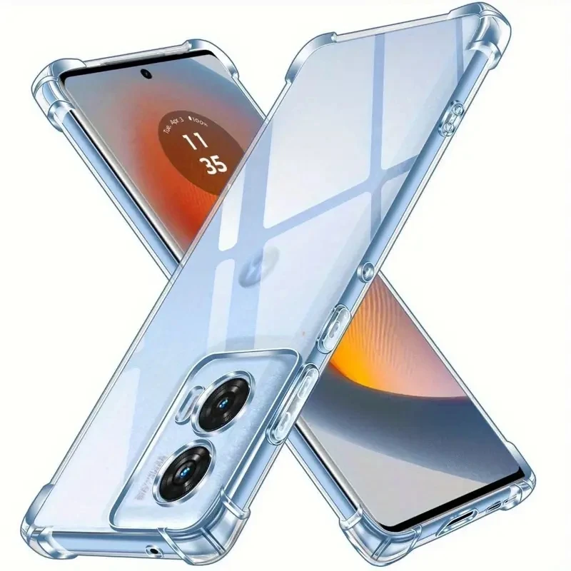 모토로라 모토 G35 G34 5G E13 G05 G15 G72 G14 G04S E14 G32 G56 G24 G06 G86 파워용 두꺼운 충격 방지 실리콘 케이스 보호 커버