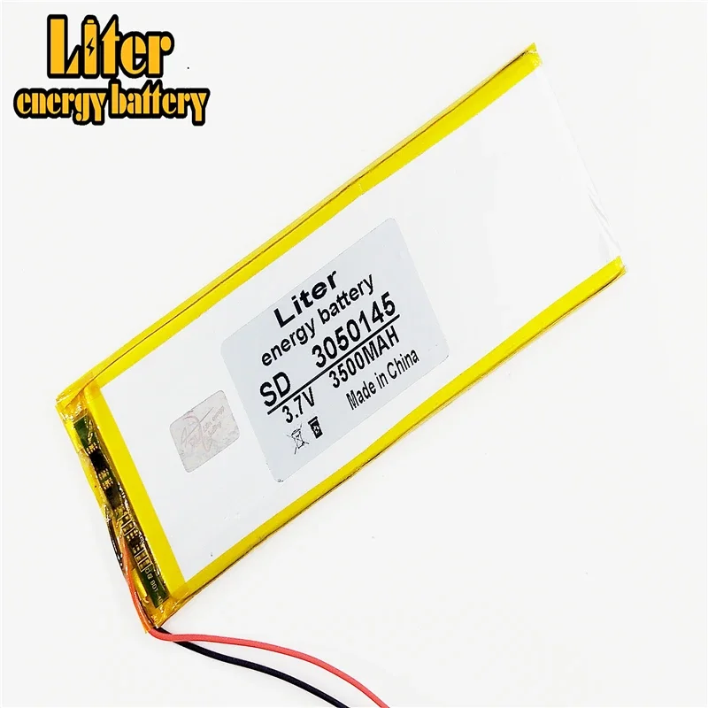 tablet battery Tablet polymer battery 3050145 3.7V 3500MAH 3052145 Lithium Tablet polymer battery with Protection Board For PDA