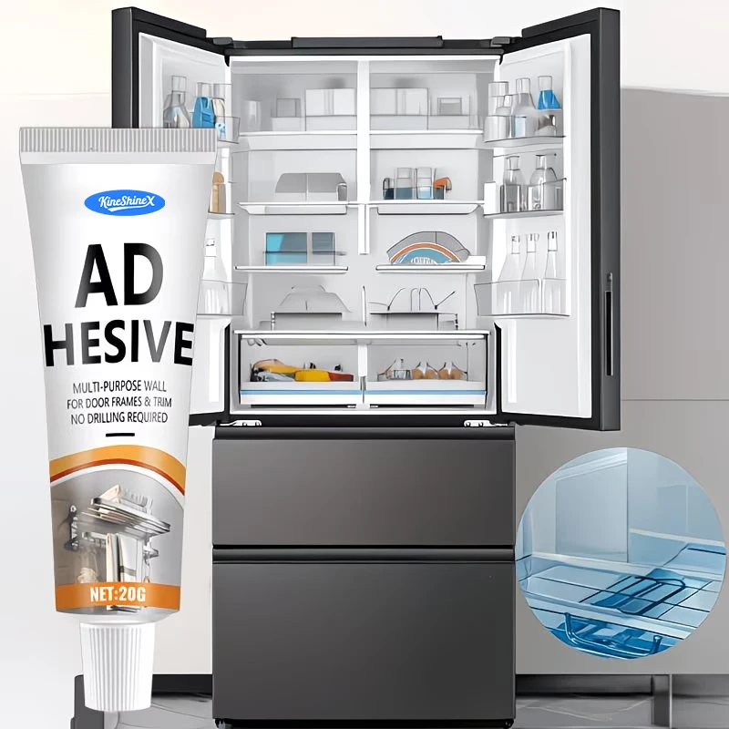 20ML Seal Plastic Glass Fixing Fridge Repair Glue Cold Resistant Waterproof Quick Dry Strong Adhesive Fridge Drawer Tray  Door
