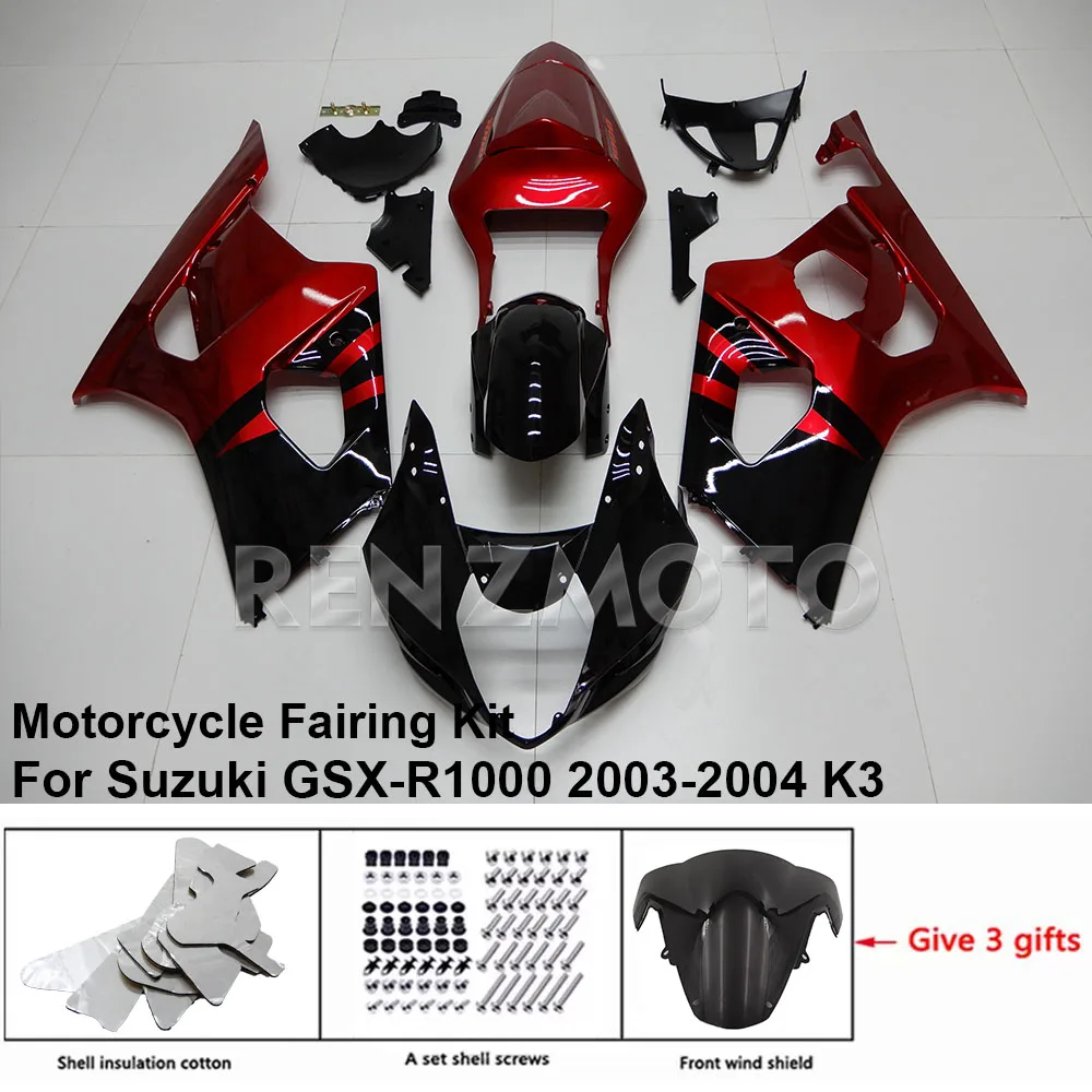 For SUZUKI GSXR1000 2003-2004 K3 Fairing R/Z GR3A21 GSXR 1000 GSX-R Motorcycle Set Body Kit decoration Plastic Guard Plate Shell