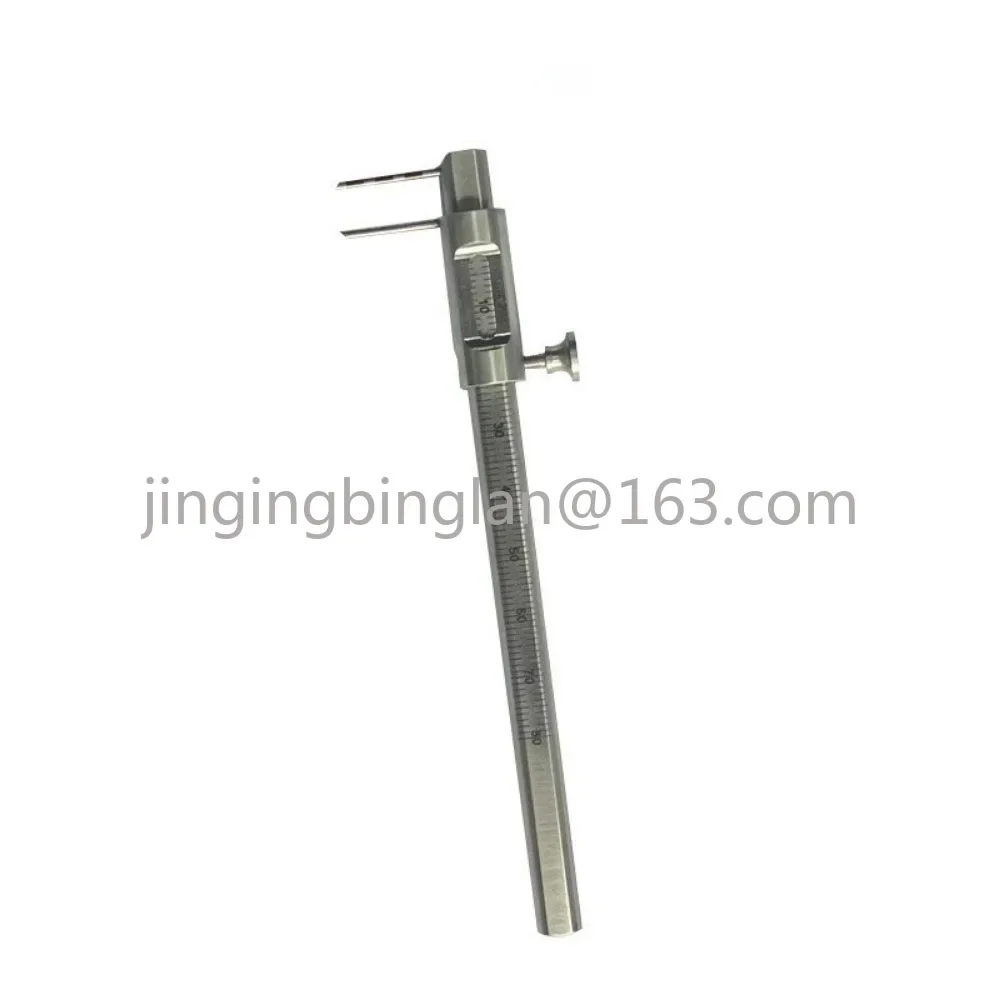 Dental measuring ruler caliper Vertical measuring inlay crown Digital vernier Bone spine thickness caliper