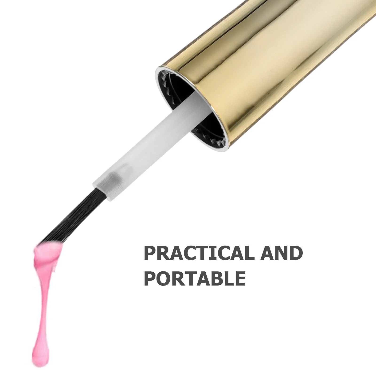 Tappi di bottiglia di ricambio per smalto da 10 pezzi con pennello Piccoli tappi di bottiglia riutilizzabili per smalto gel per uso in salone Forniture per salone di bellezza