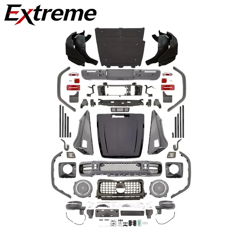 BODY KIT 1:1 MODIFICATION KITS Auto Bodykit for MERCEDES G CLASS CAR BUMPER W463 UPGRADE to W464 AMG G63