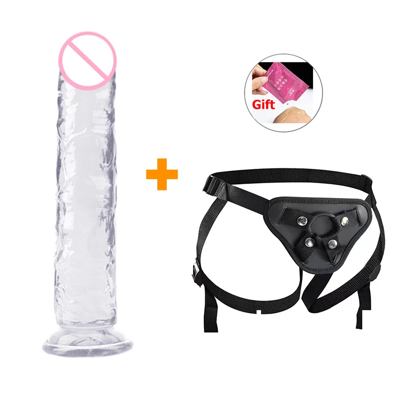 Harness Women Panties Realistic Penis Cock Masturbator Strap on Dildo With Suction Cup Dildo Belt Harness Sex Toys for Lesbian