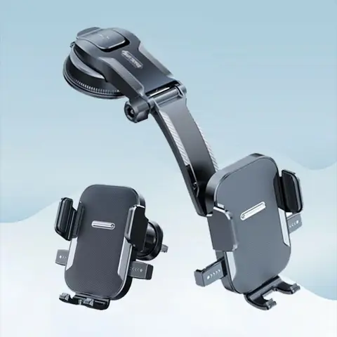 कार फ़ोन होल्डर - नैनो लचीला सिलिकॉन, 360° घुमाव, स्क्रीन/चार्जिंग पोर्ट को ब्लॉक नहीं करता, स्टोरेज के लिए फ़ोल्डेबल 8 best sales कार सेलफोन धारक - №2