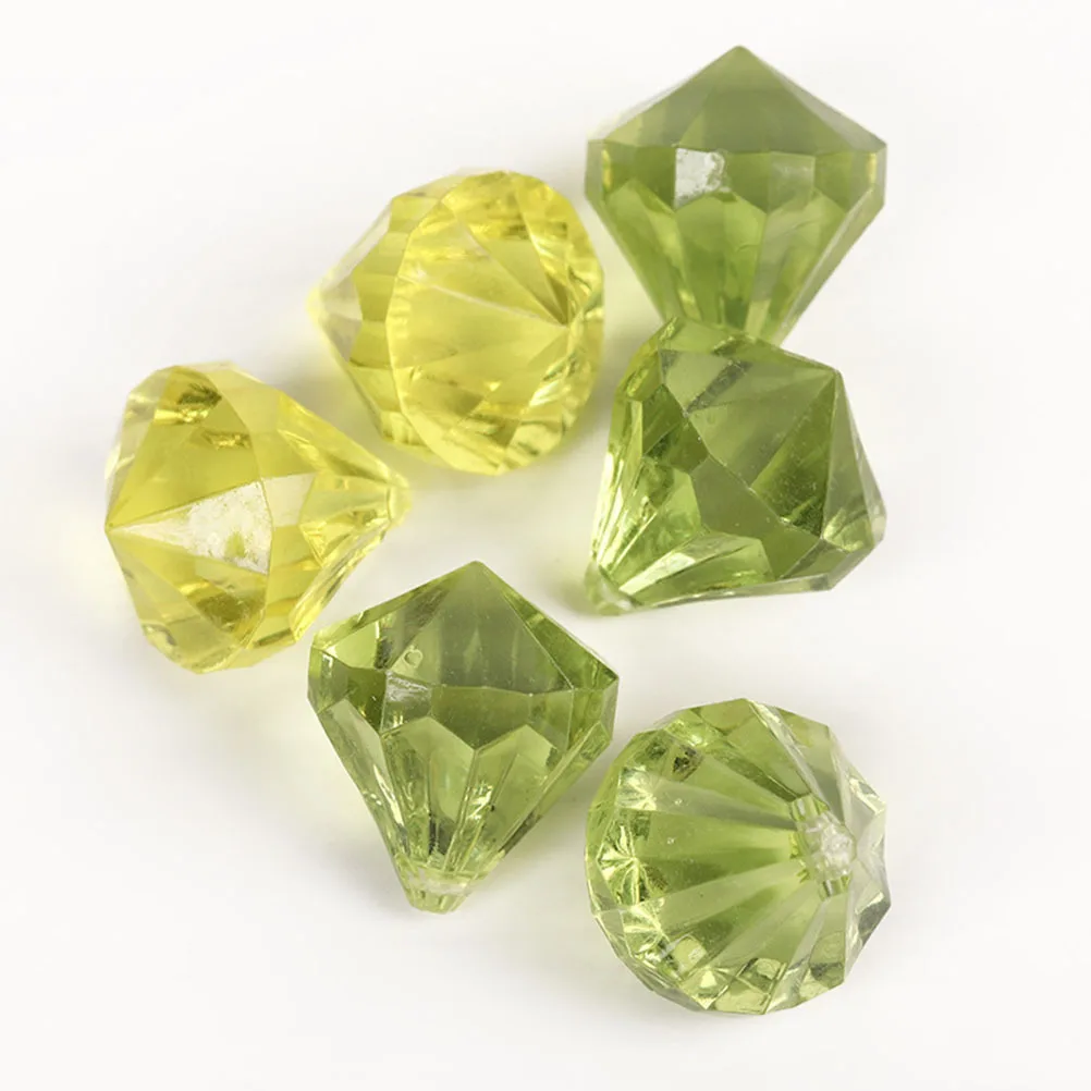 

Mixed Size Acrylic Diamond Colorful Jewels Faux Crystal Gems for Wedding Party Vase Table Scatters Decoration