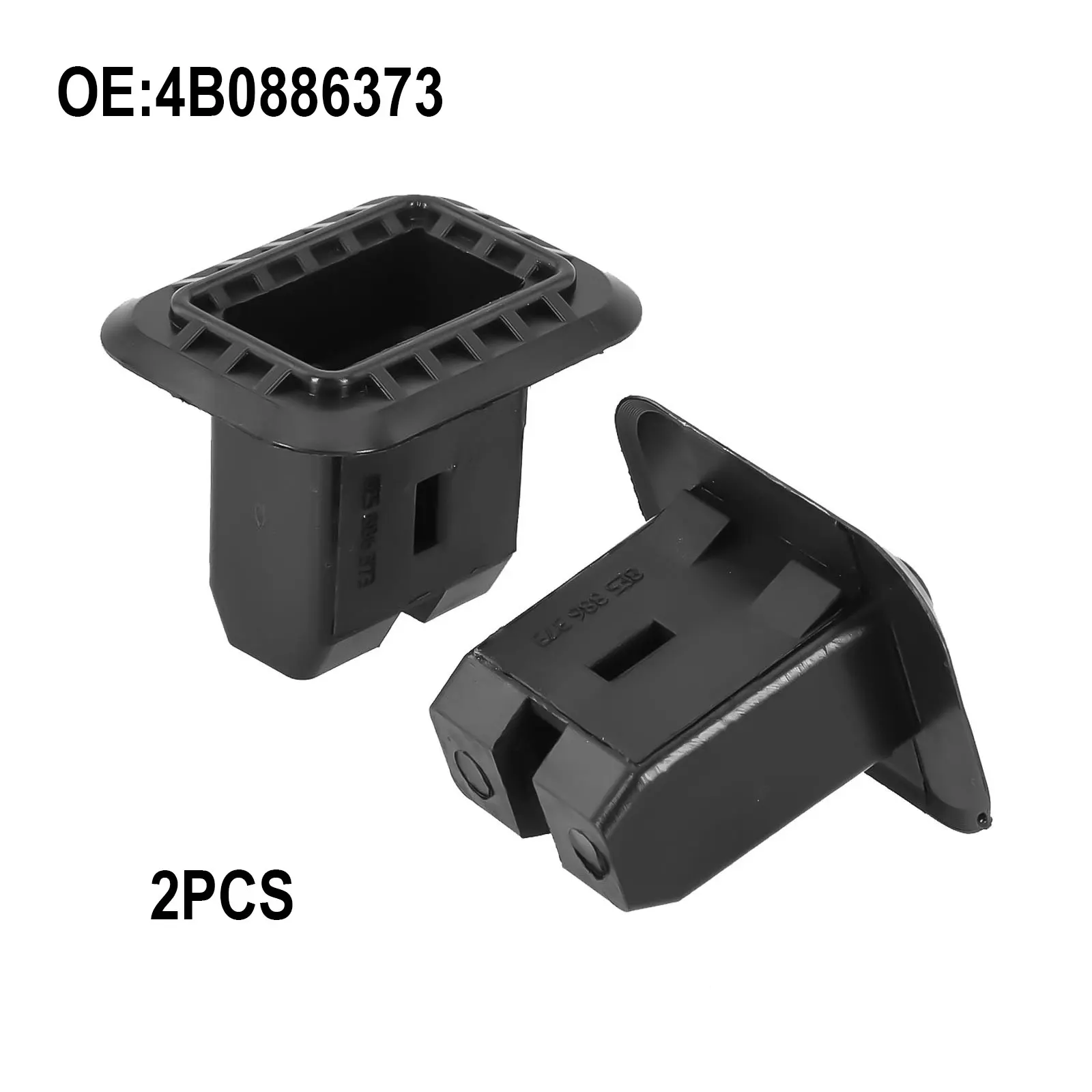 Fixing Clip Fixing Buckle Outdoor Garden 2 Pcs 4B0886373 4B088637301 4B088637301C Accessories Black Parts Rear Seat