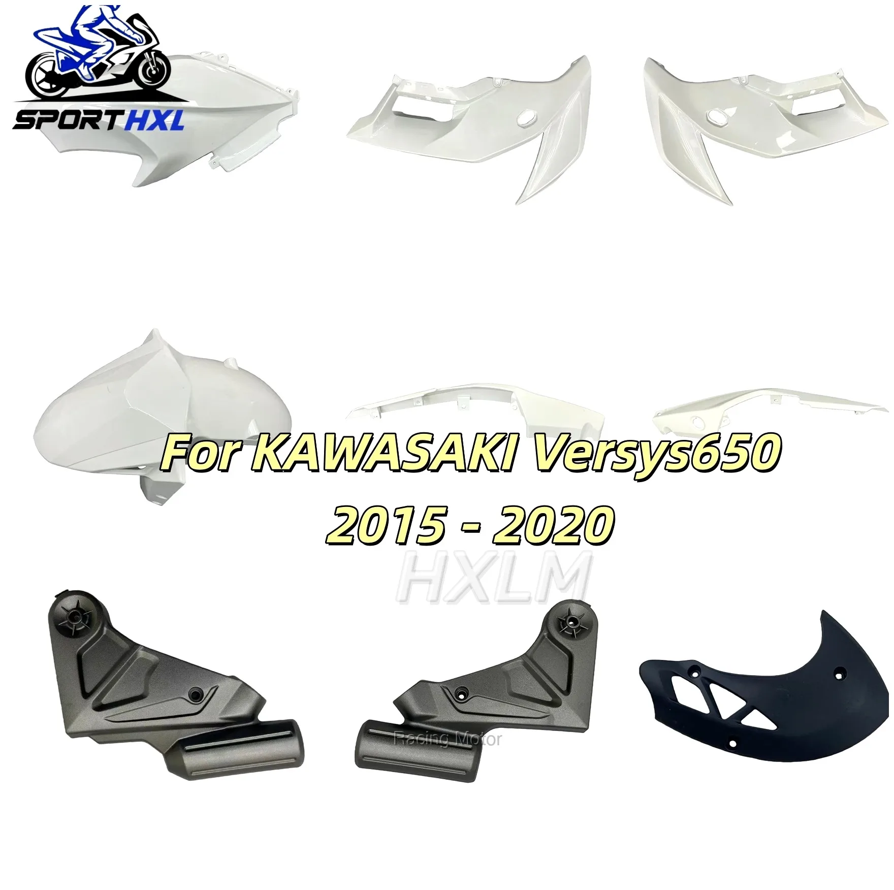 Unpainted Fairing Kit For Kawasaki Versys650 KLE650 2015-2021 ABS Motorcycle Bodywork Full Set | Racing Motor Store