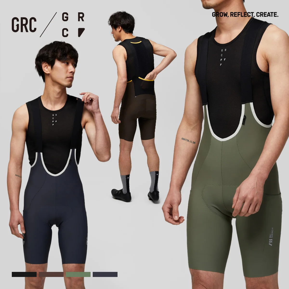 

GRC Cycling Apparel Men's Resreach Bib Shorts