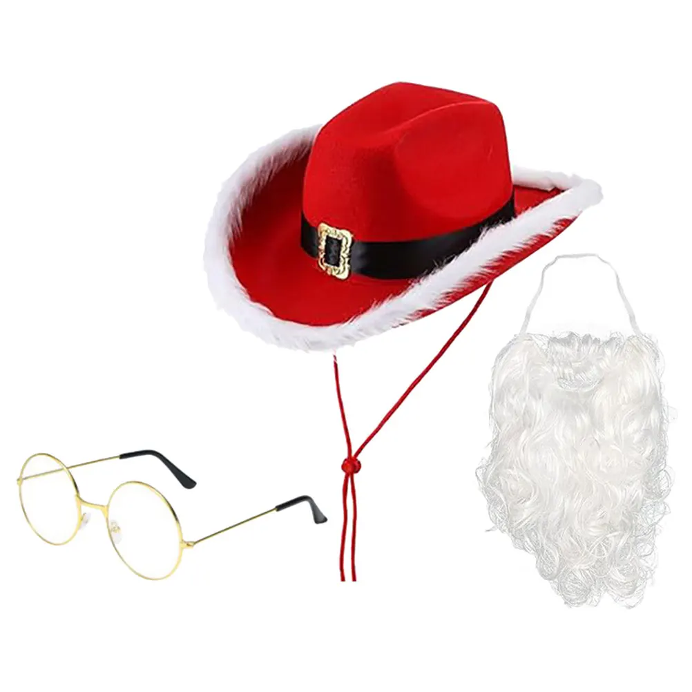 

Christmas Hat Suit Holiday Party Prop Decorations Hats for Men Clothing Glasses Props Photo Festive Supplies Baby