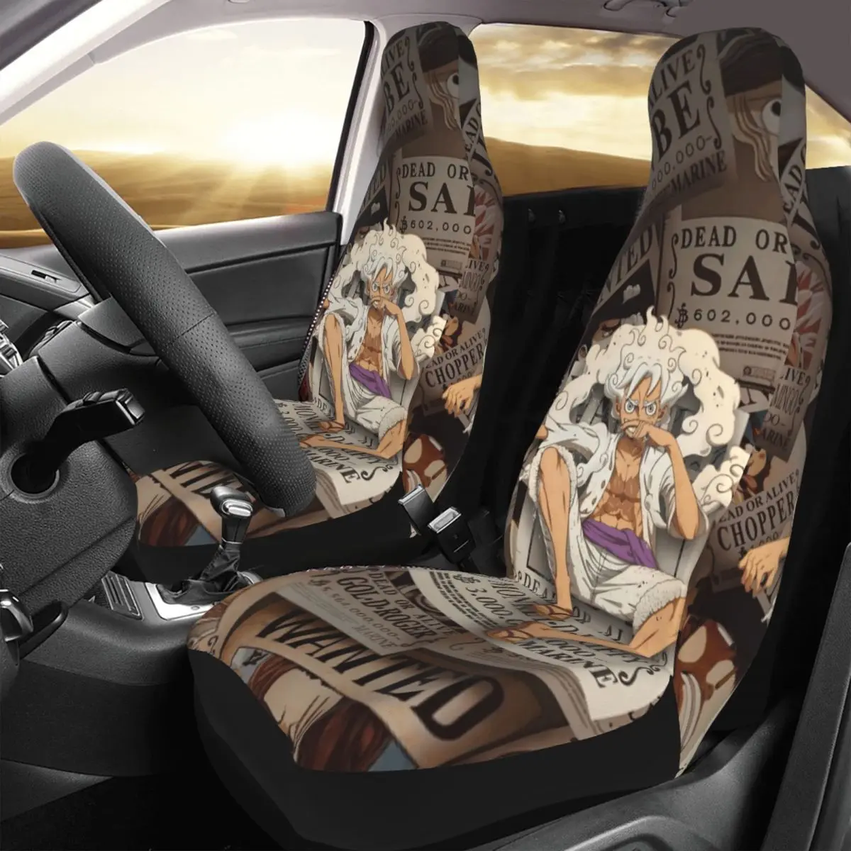 Luffys O-one-pieces Car Accessories Front Seat Covers for Vehicles Universal Fit Seat Covers for Car Suv Van - view 3