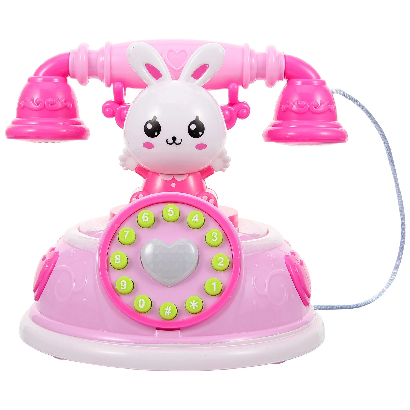 Puzzle Simulated Telephone Child Toys Kids Cell Plastic Electronic Learning Playhouse