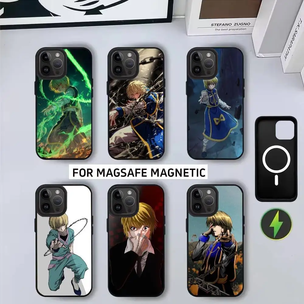 

Anime K-Kurapika H-Hunter H-Hunter-ES Phone Case For iPhone17,16,15,14,13,12,11 Plus,Pro Magnetic with Magsafe Wireless Charging