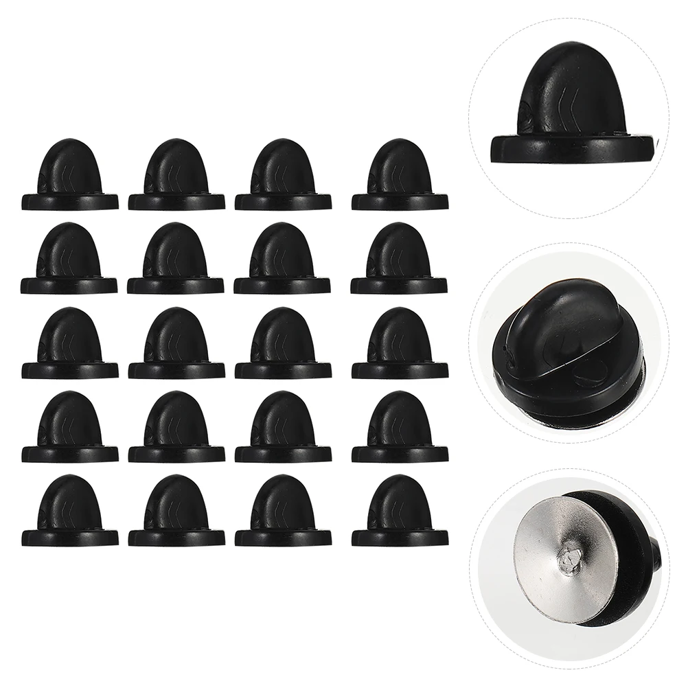 

100 Pcs Plastic Lapel Pin Backs Brooch Clutch Badge Replacement Buckles DIY Crafts Jewelry Making Accessories Clasp