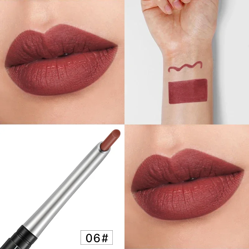 1/2 Stuks Pudaiereasy Make-Up Langdurige Pigmenten Lippen Voering Pen 17 Kleuren Lippenstift Waterdichte Nieuwe Lippen Maken Potlood Tslm2