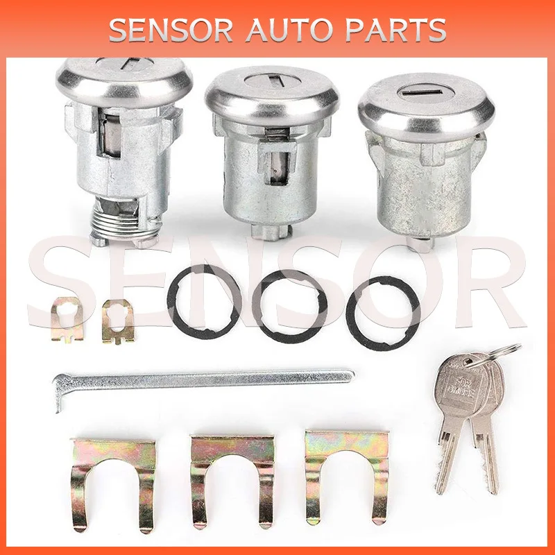 654394765282 Kit de cilindro de cerradura de puerta de coche para Camaro Chevelle Nova Buick Chevy Pontiac 1963-1991