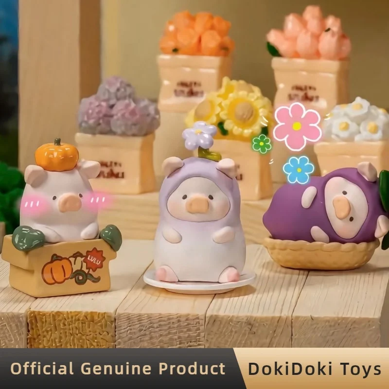 Genuine Lulu The Piggy Lulu Garden Series Mini Figures Blind Box Cute Lulu Doll Desktop Ornaments Toys Surprise Gift Bag Gift view 5