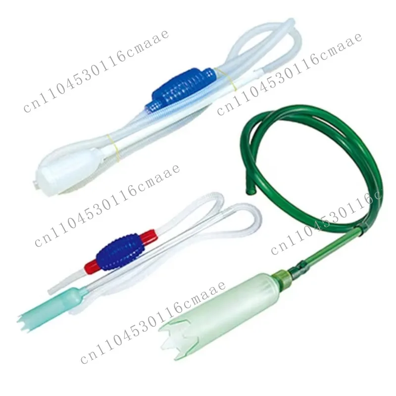 Environmentally friendly PVC plastic aquarium fish tank vacuum gravel water filter cleaner siphon pump SC210L 210mm