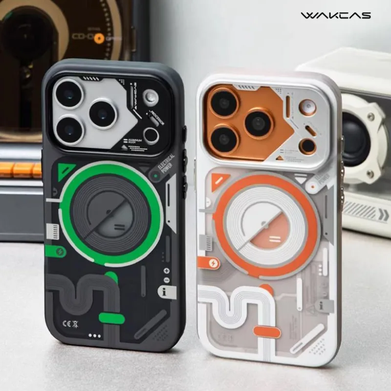 

Чехлы WAKCAS Frosted для iPhone 17/17 Pro/17 Pro Max: контрастные, механические, магнитные, противоударные защитные чехлы