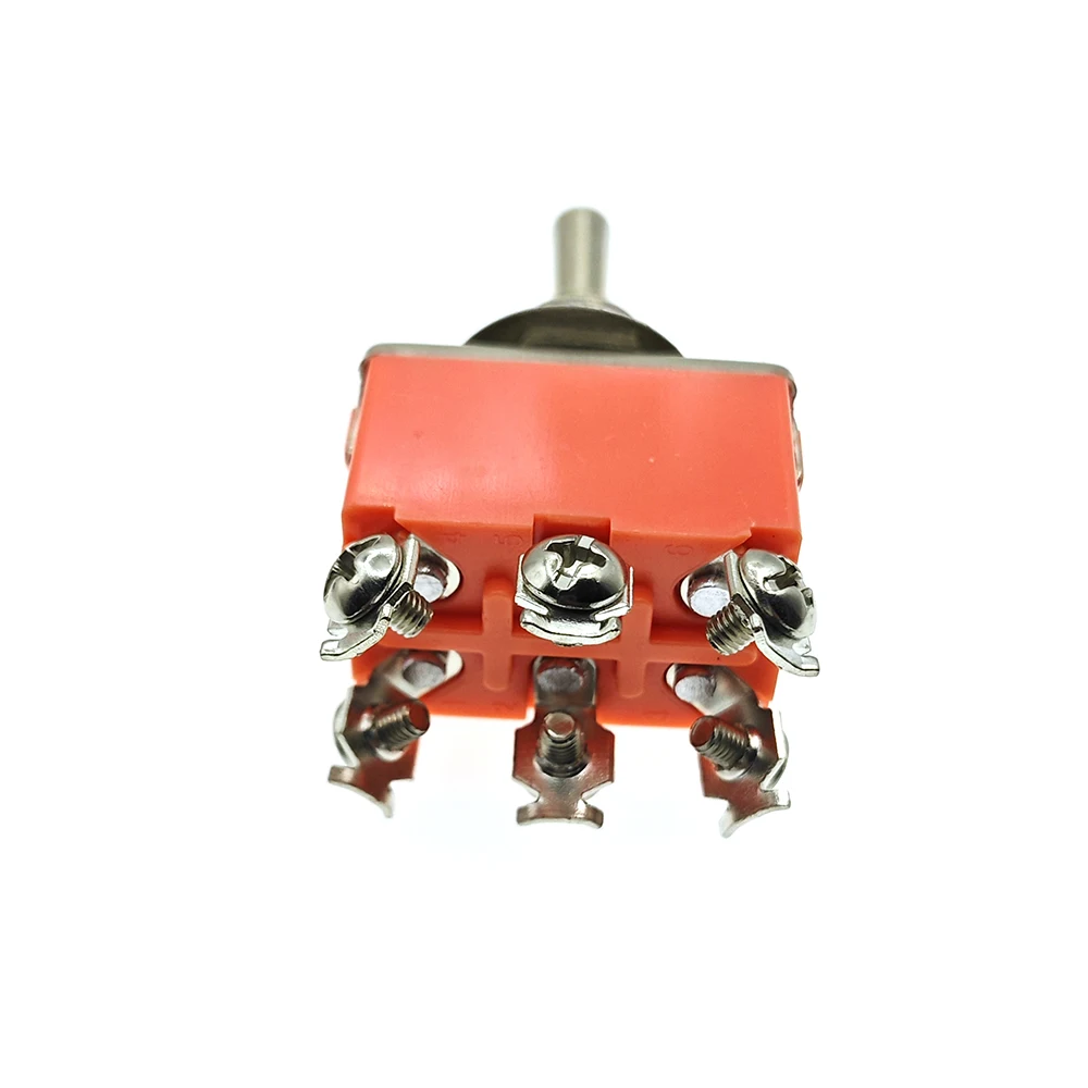 1PCS E-TEN1322 Rocker Toggle Switch 6Pin Head 3 Grade Switch Double Pole Double Throw Toggle Switch Power Supply 15A 250VDC