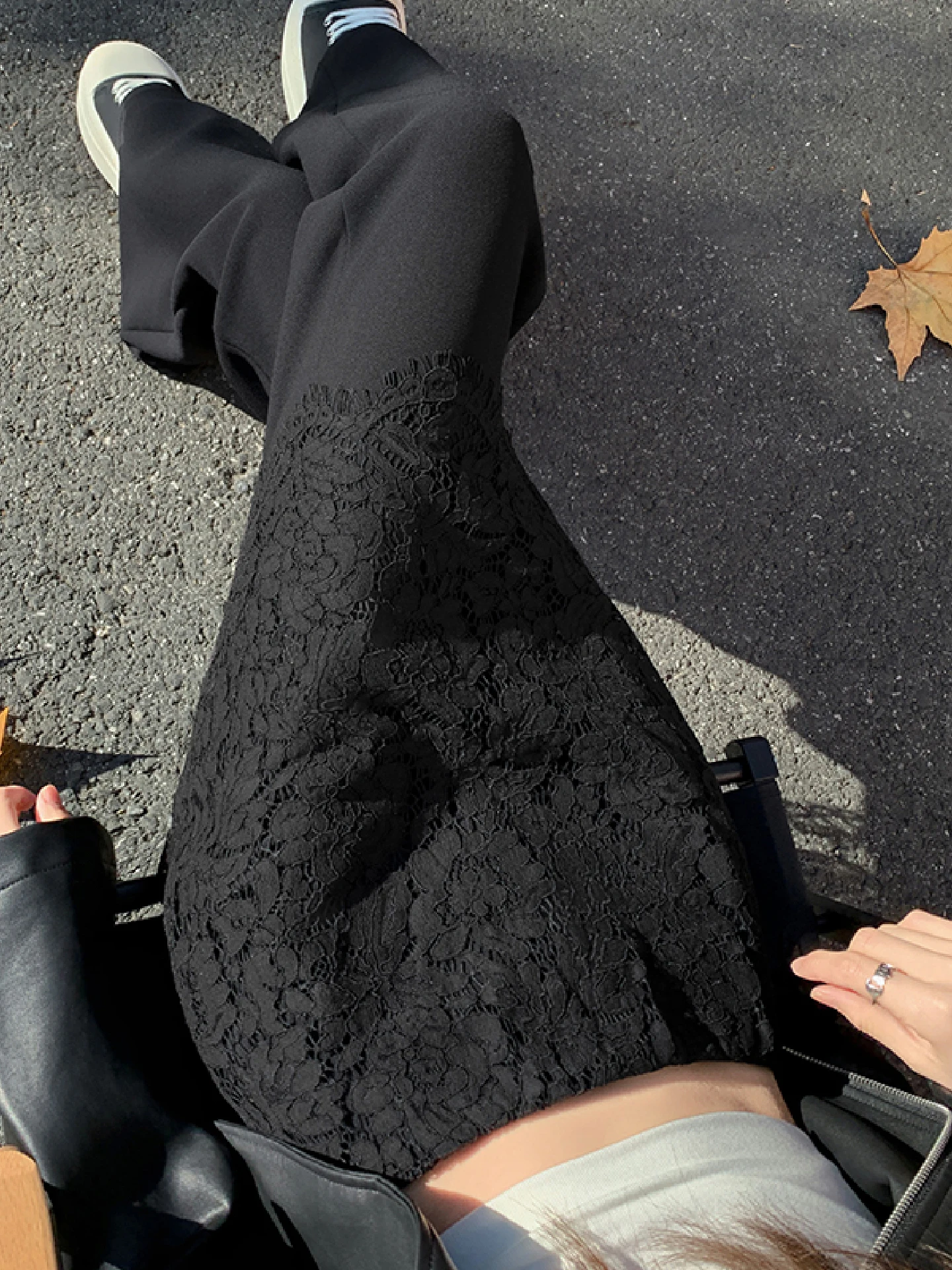 

Женские брюки-клеш Bla Lace Bell Bot, весна-осень 2026, новые, с высокой талией, повседневные, в корейском стиле, для офиса и города