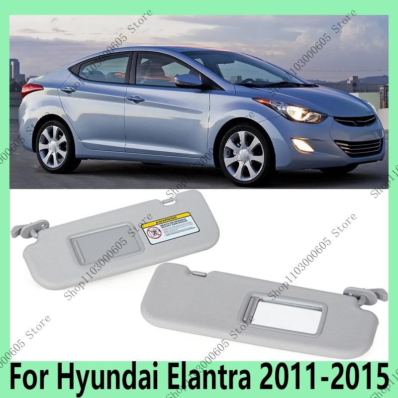 For Hyundai Elantra 2011 2012 2013 2014 2015 Auto Parts Interior Replacement Sun Visor 85210-3X000TX 85220-3X000TX