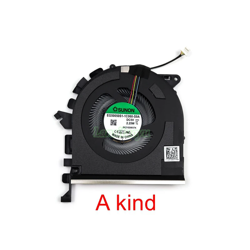 New Laptop CPU GPU Cooling Fan for HP Zbook Studio G7 2020 HSN-C06C Cooler Radiator EG50050S1-1C060-S9A EG50050S1-1C070-S9A DC5V