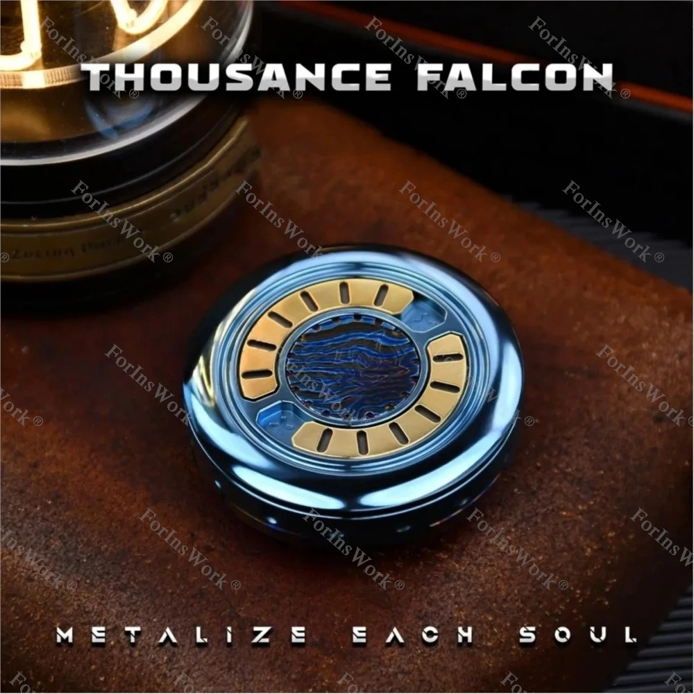 METILIS Thousance Falcon Zirconium Damas Fidget Spinner Adultes Spinner Métallique Fidget Jouets Autisme Limité 80 pièces