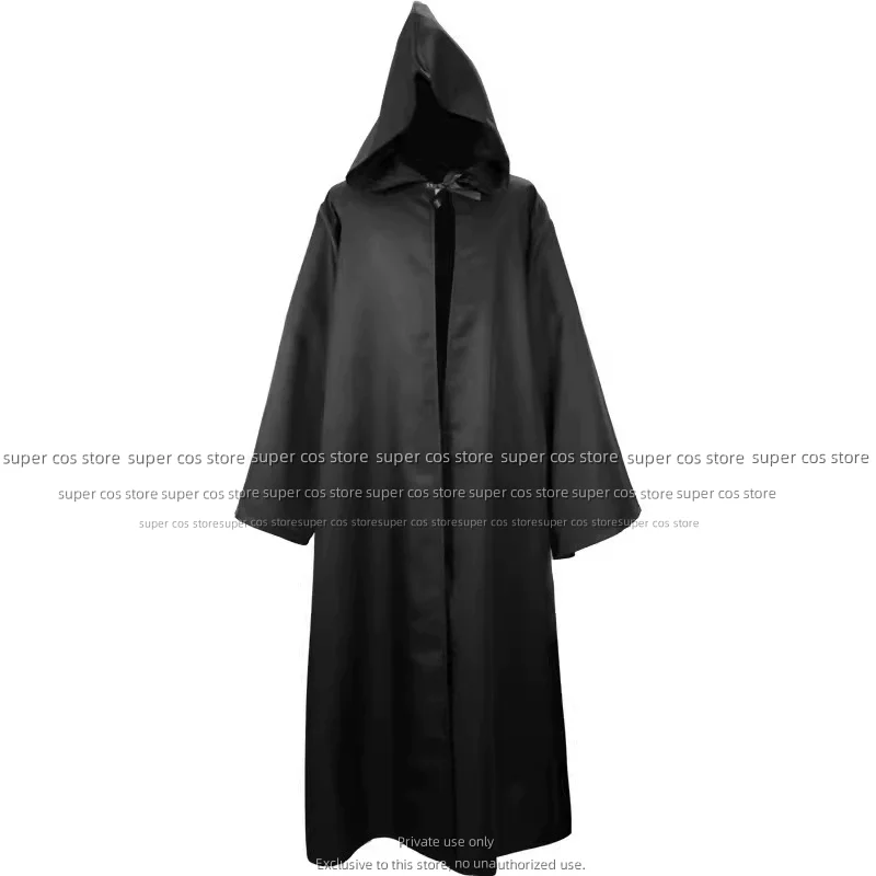 Disfraz de Obi Wan Kenobi para hombre, Túnica de caballero Jedi para adulto, uniforme con capucha, conjunto completo, capa de Cosplay para Halloween