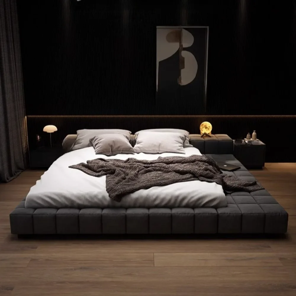 

Europian Modern Bed Aesthetic Unique Sleeping Double Bed Children 180x200 Cama De Lujo Para Dormitorio House Accessories