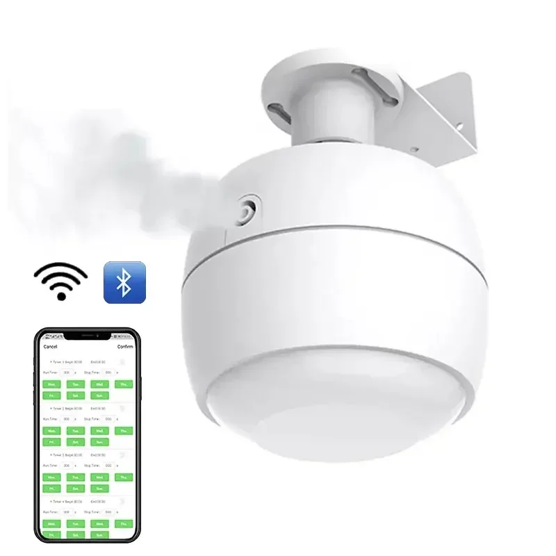 

WIFI/Bluetooth диффузор аромата для комнаты, умный диффузор аромата, электрический запах для дома, отеля, потолочный настенный ароматизатор