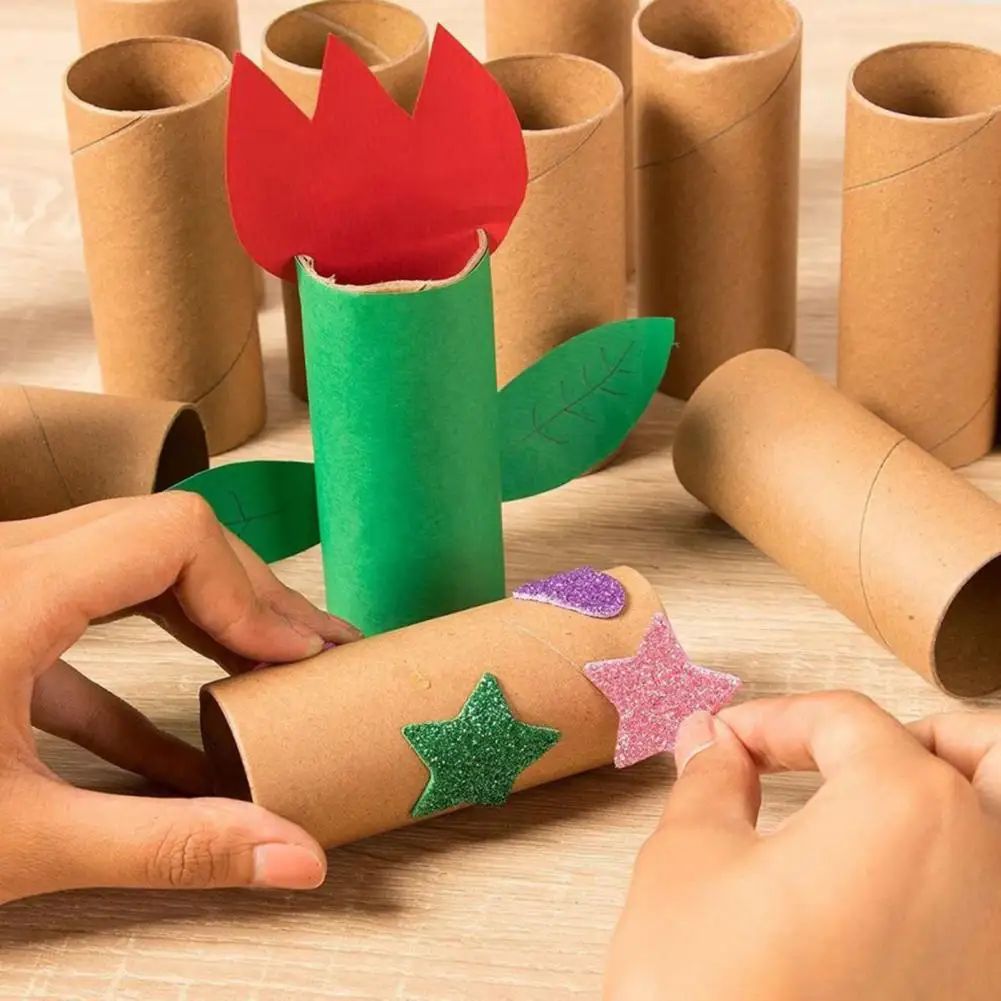 Paper Tube Toilet Paper Rolls, Crafts Making, DIY Craft Tubes, Cardboard Handcraft, 20 Pcs