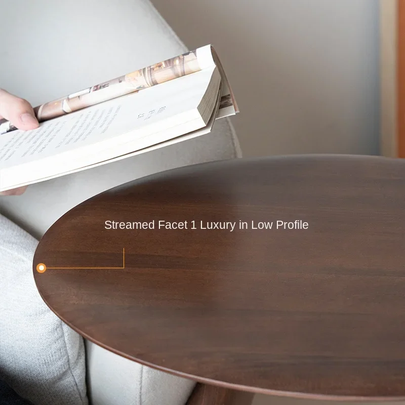 Solid Wood Side Table Small Coffee Table Bedside Sofa Side Mini Small Creative Balcony Bedroom Simple Design Corner Table