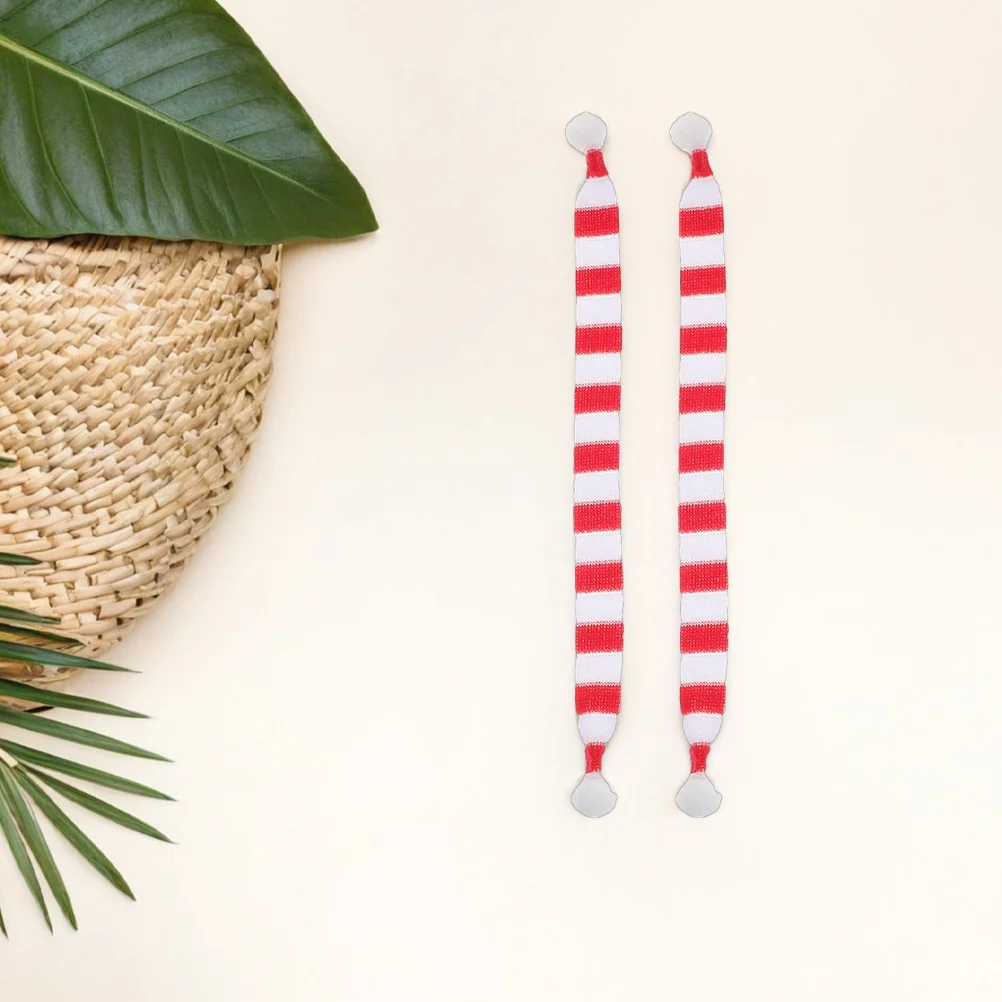 

24pcs Christmas Decoration Scarf Miniature Knitted For Snowman Crafts Holiday Party Favors Diy Tree Ornaments Wine Bottle