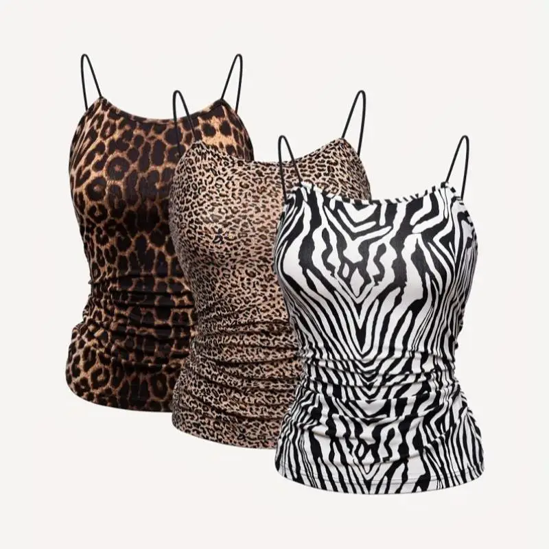 

2025 New Cross-Border 4-Piece Set Folded Color Strap Tops Slim High Heels Versatile Women's Profional Pants Suit