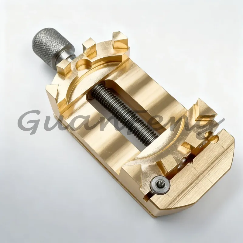 Copper Watch Repair Fixing Kit, Watch Crown & Case Holding Tools, Durable Watch Maintenance Tools for Watchmakers