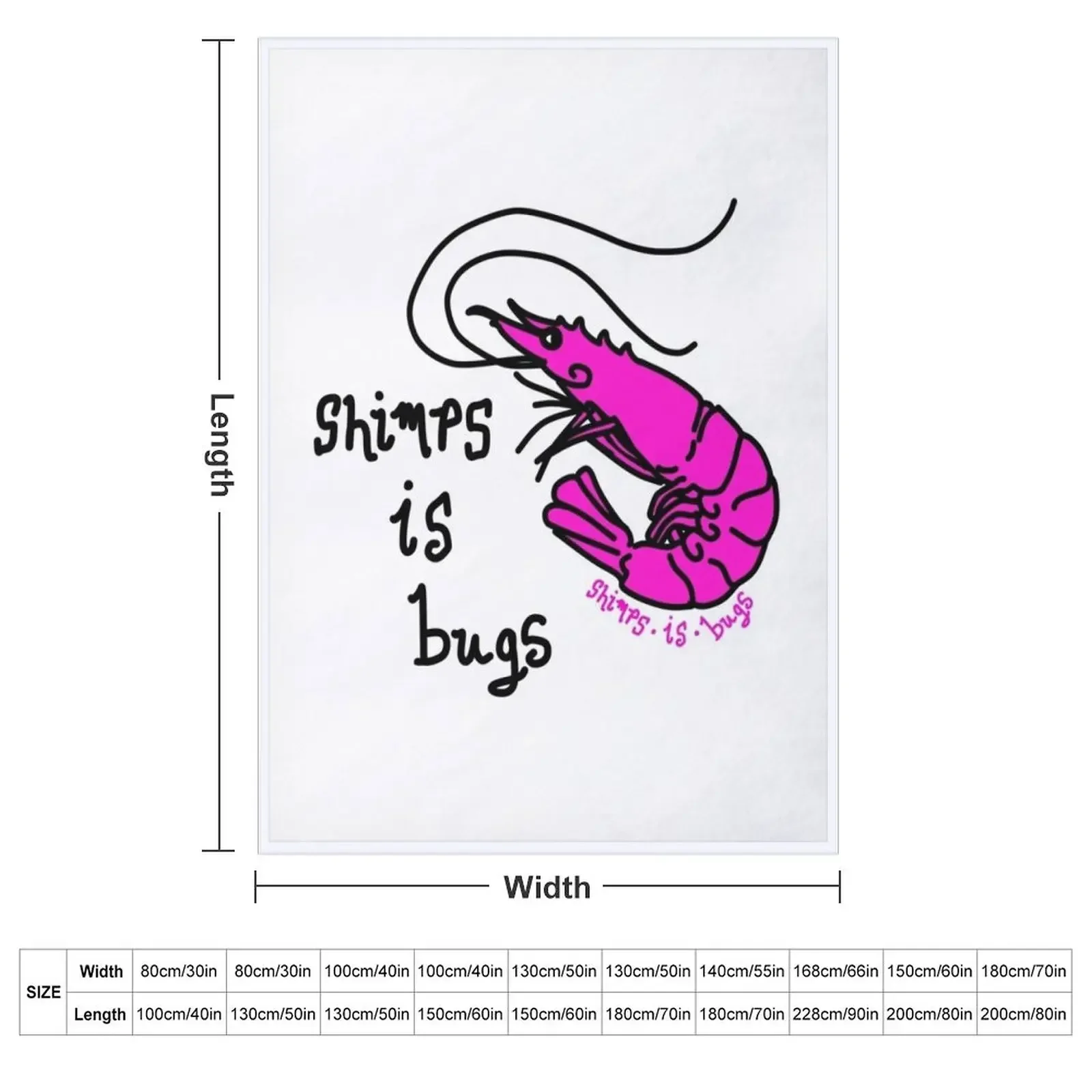 Shrimps is bugs V1 Throw Blanket Flannels For Baby Thins Hair Plaid on the sofa Hairys Blankets
