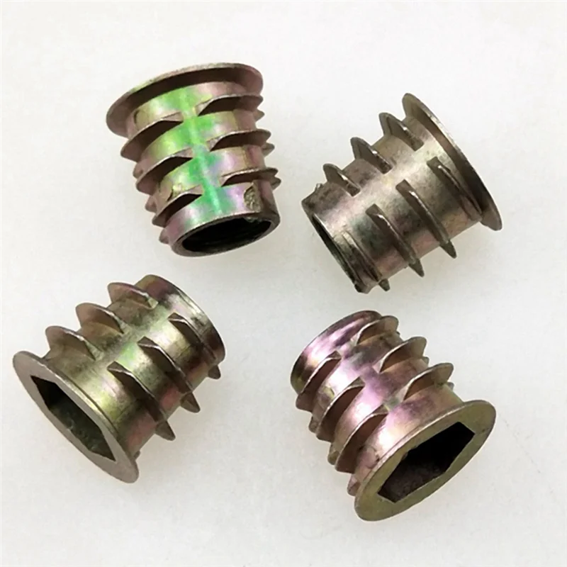 ABLN-12Pcs الأثاث الساق تصاعد لوحات أريكة الساق مرفق لوحات M8 شماعات البراغي مسامير محولات لوحات معدنية قوس عدة