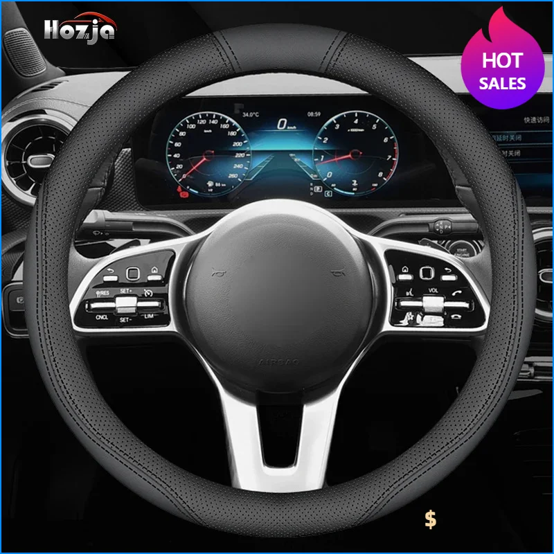 Large Size Truck Bus Steering Wheel Cover Leather Braid Cover for Scania P320 P410 R500 G450 G460 G500 G410 S560 S650 S500