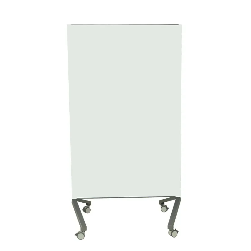 NEW Inner Octagonal Aluminum Frame Magnetic Glass Whiteboard Screen School Office Mobile Double Sided Tempered Glass Panel