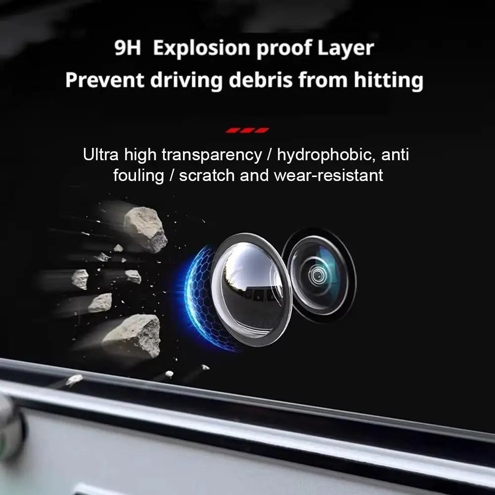 1set Car Front And Rear Camera Lens Protectors Vehicle Imaging Lens Protection Devices Front Bumper Camera Lens Guard