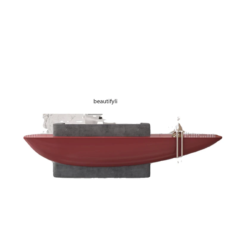 

Simple company reception front desk creative special-shaped high-end clothing store checkout page modern beauty salon paint bar