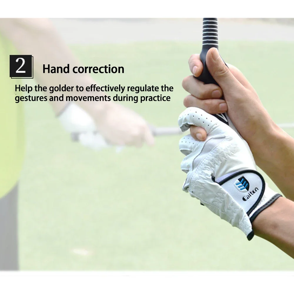 Golf-Grifftrainer, Rechts- oder Linkshänder Golf-Trainingshilfe für Männer Frauen Kinder, Korrekte Griffhaltung Erlernen, Golf-Zubehör – Detail 3
