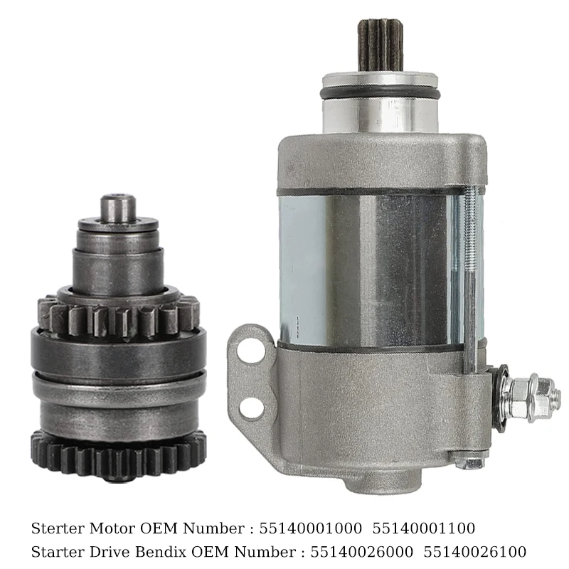 Części silnika elektrycznego rozrusznik do motocykla KTM 250 300 200EXC 250XC 250XCW 300XC 300XCW 410W 2008-2020 Moto Acessorios