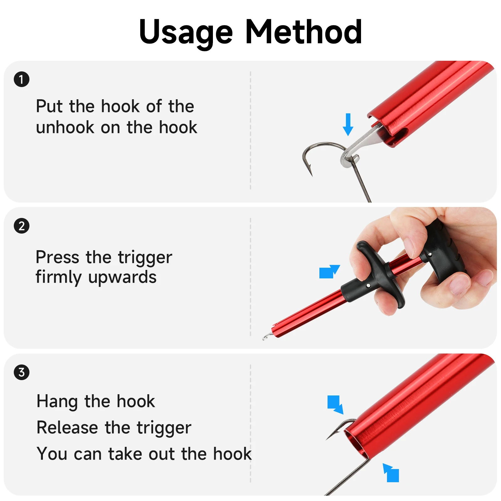 Alicates desanzuelar SANLIKE – Acero inoxidable para pesca - imagen 3