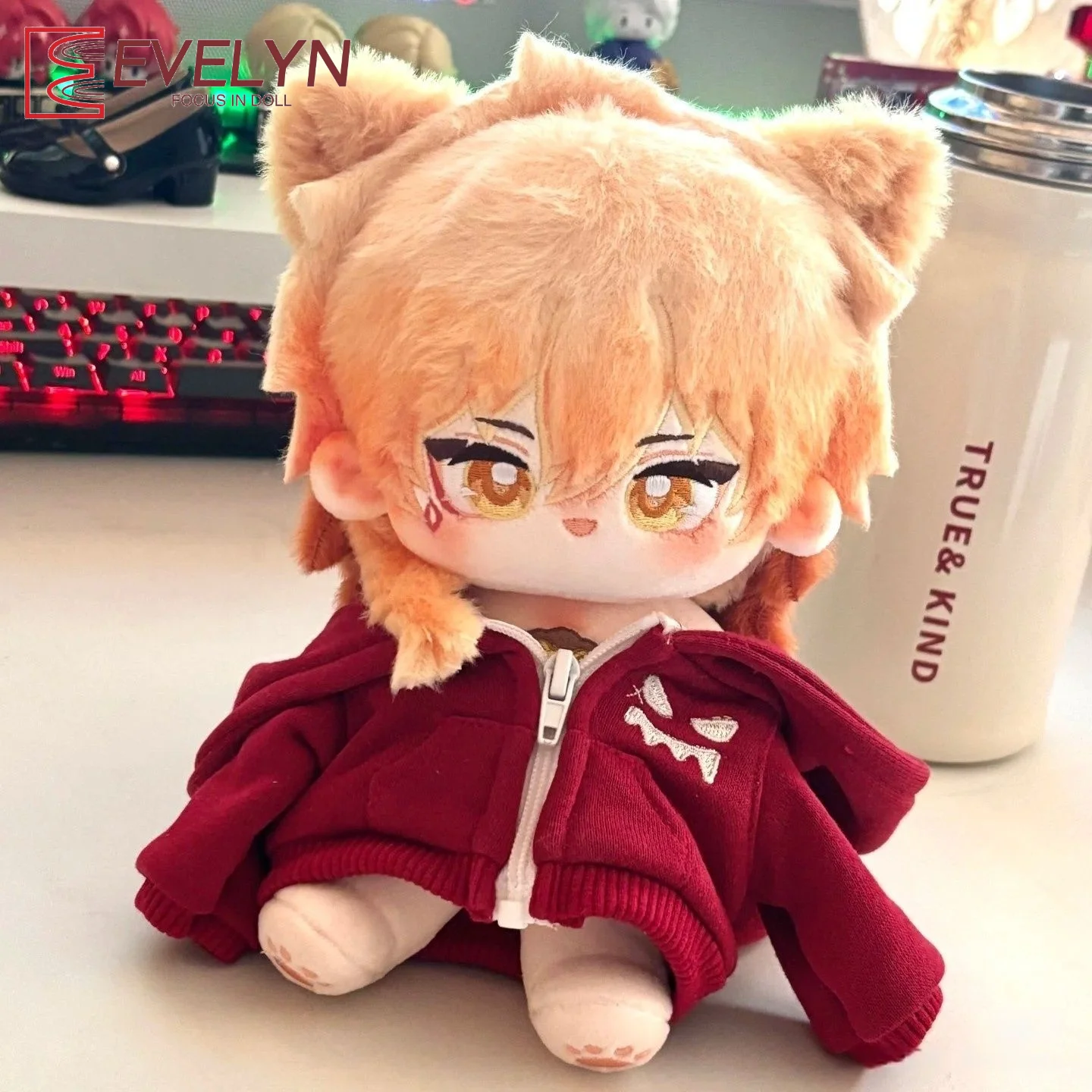 ตุ๊กตาอนิเมะ Evelyn Game Mydei Honkai: Star Rail ขนาด 20 ซม. ตุ๊กตาผ้าพลัฌ ตุ๊กตาเปลือยมีโครงกระดูก สำหรับเป็นของขวัญวันเกิด