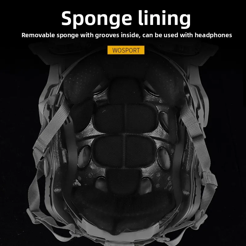 خوذة حماية سريعة كاملة في الهواء الطلق، خوذة تصوير شخصية تكتيكية للتلفزيون، خوذة قابلة للفصل #4