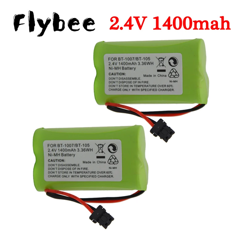 2.4V 1400mAh NiMH Rechargeable Battery For Uniden BT-1007 BT-105 BT1015 BT904 DCX150 EXP370 B730 CPH479B Cordless Phone Battery