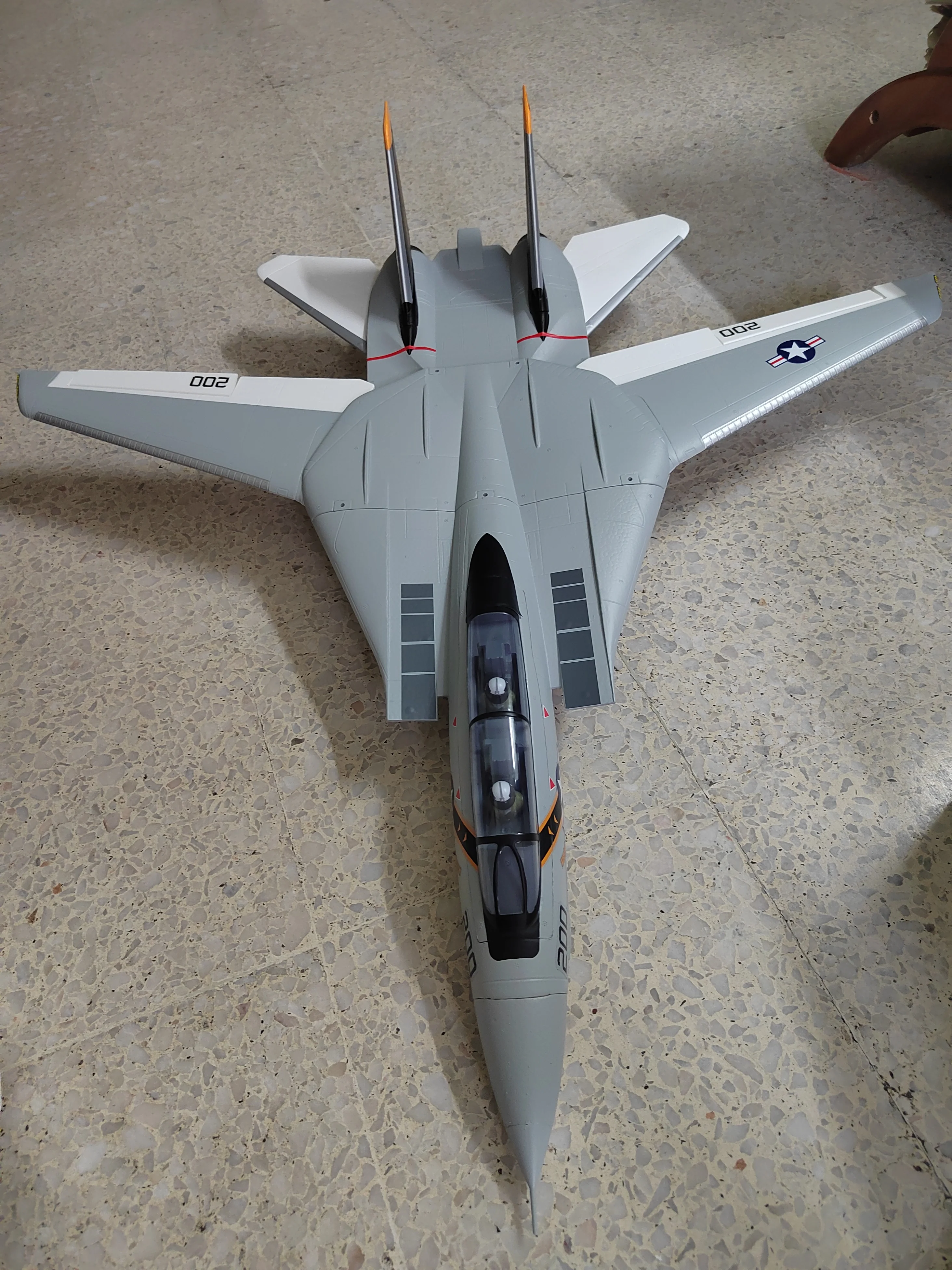 Xfly المزدوج 40 مللي متر المحرك F-14 "Tomcat" التوأم محرك أنبوبي 970 مللي متر جناحيها مقاتلة تجميعها الثابتة الجناح الكهربائية نموذج عيد الميلاد Birt